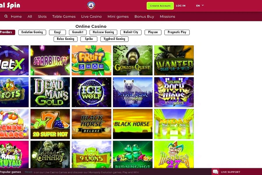 Magical Spin Casino - Découvrez notre application mobile APK